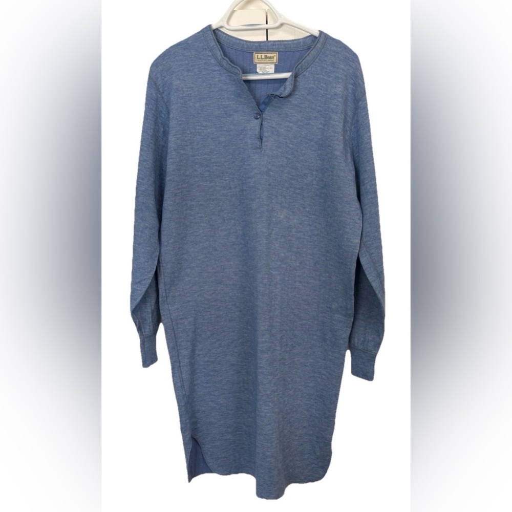 Vintage LL Bean Womens Nightshirt,  Insulated, Size Large